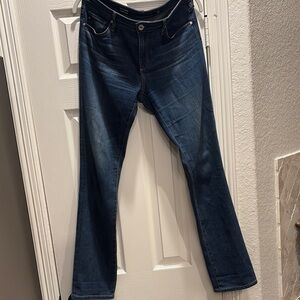 AG Harper Simply Straight Women's Blue Jeans